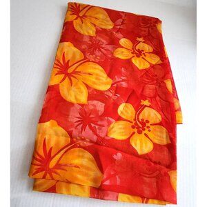 Sheer Hawaiian Body Wrap Coverup Scarf